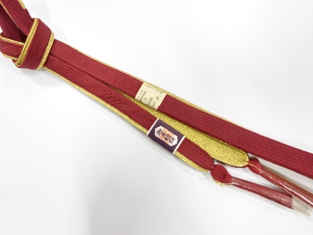 未使用品　正絹　手組帯締め